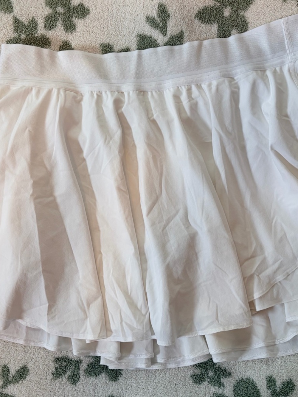 lululemon athletica White Layered Tennis Skort